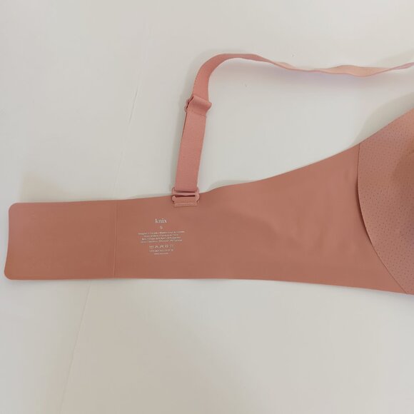 Knix Women's Pink Ginger Padded V-Neck Evolution Bra Size 5 38C 38D 40C - Picture 5 of 10